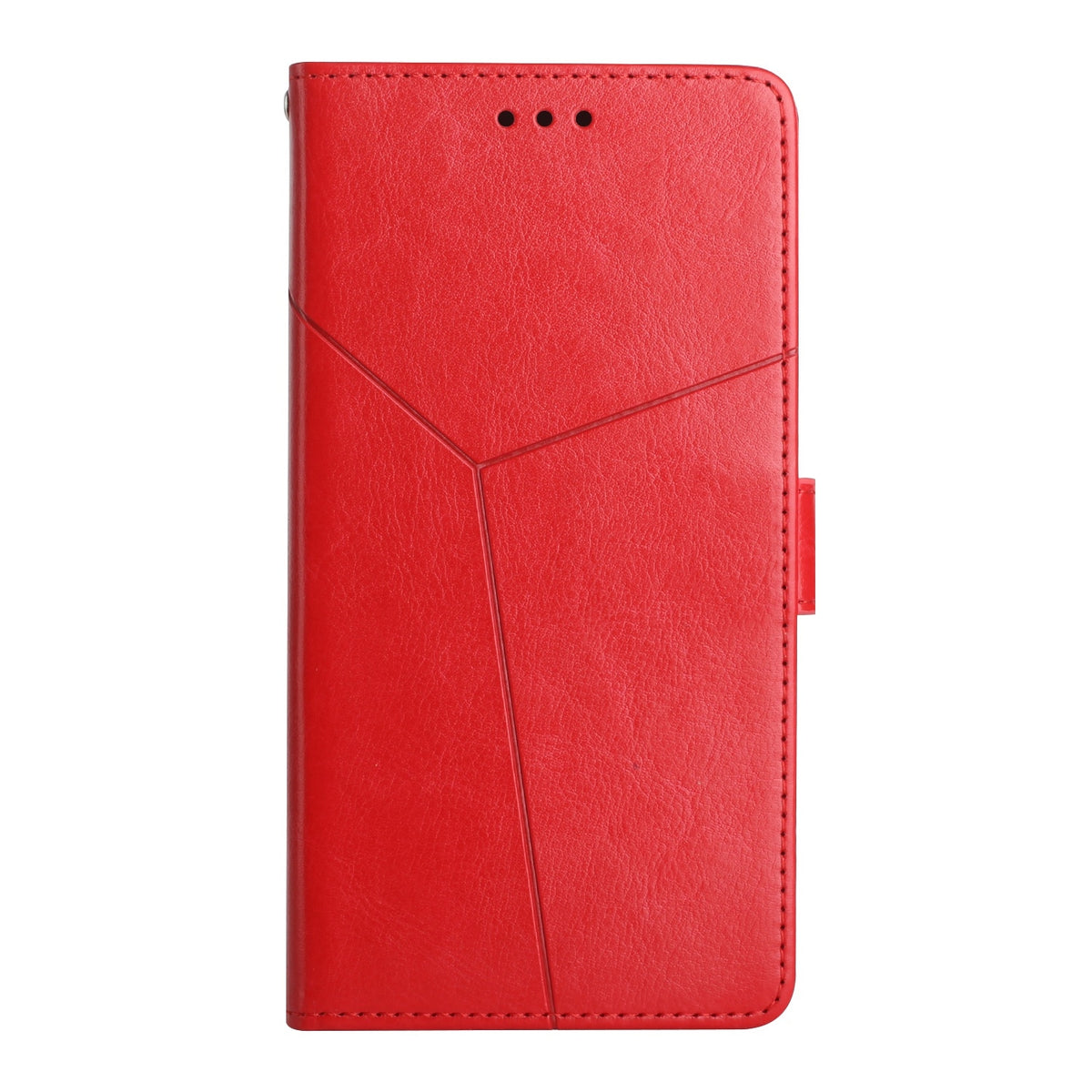 ELECTROPRIME For iPhone 15 HT01 Y-shaped Pattern Flip Leather Phone Case(Red)