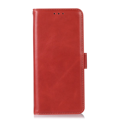 ELECTROPRIME For iPhone 15 Crazy Horse Top Layer Cowhide Leather Phone Case(Red)