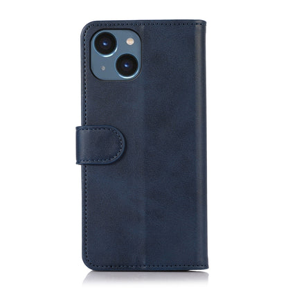 ELECTROPRIME For iPhone 15 Plus Cow Texture Leather Phone Case(Blue)