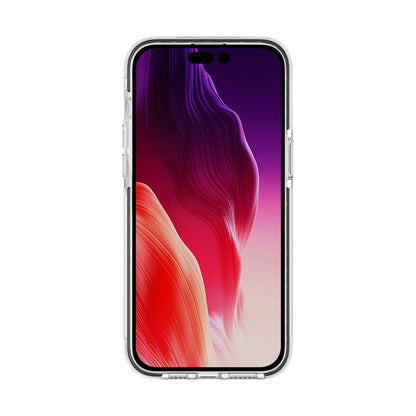 ELECTROPRIME For iPhone 15 Plus Two-color Shockproof High Transparency TPU Phone Case(Black)