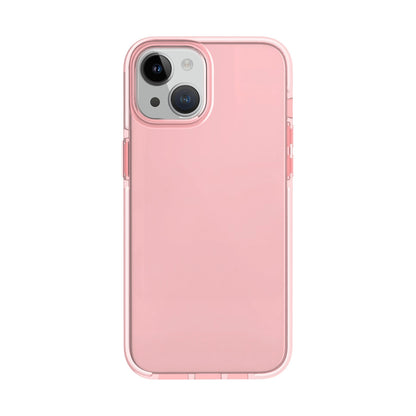ELECTROPRIME For iPhone 15 Two-color Shockproof High Transparency TPU Phone Case(Pink)