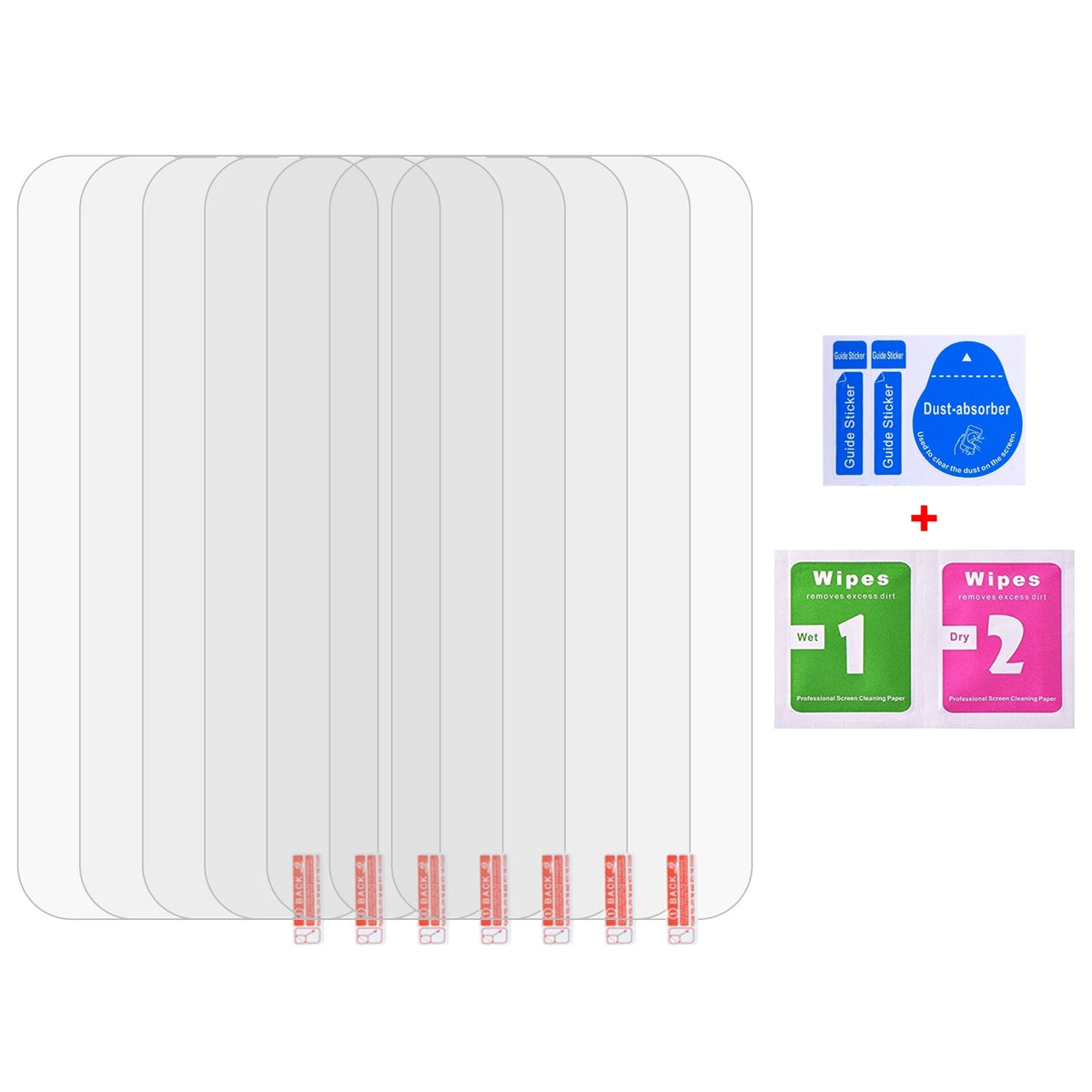 ELECTROPRIME For iPhone 15 Plus / 15 Pro Max 10pcs 0.26mm 9H 2.5D High Aluminum Tempered Glass Film
