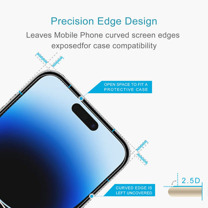 ELECTROPRIME For iPhone 15 Plus / 15 Pro Max 10pcs 0.26mm 9H 2.5D High Aluminum Tempered Glass Film