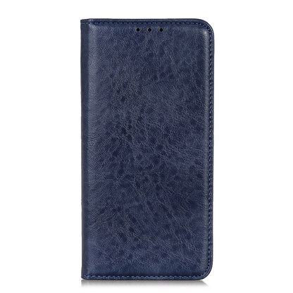 ELECTROPRIME For iPhone 15 Plus Magnetic Crazy Horse Texture Horizontal Flip Leather Phone Case(Blue)