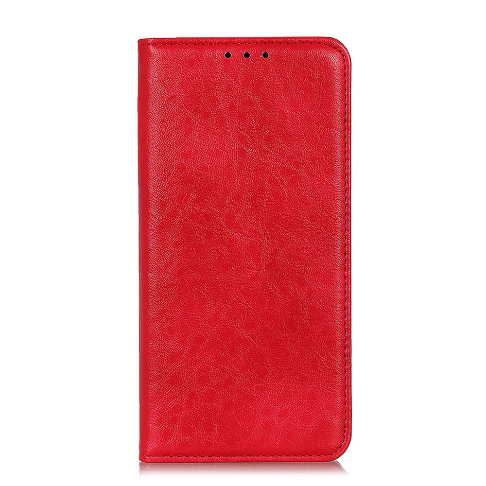 ELECTROPRIME For iPhone 15 Magnetic Crazy Horse Texture Horizontal Flip Leather Phone Case(Red)