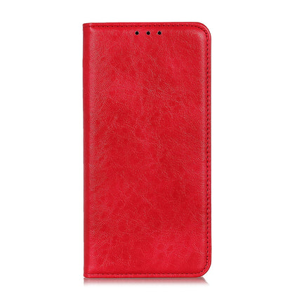 ELECTROPRIME For iPhone 15 Magnetic Crazy Horse Texture Horizontal Flip Leather Phone Case(Red)
