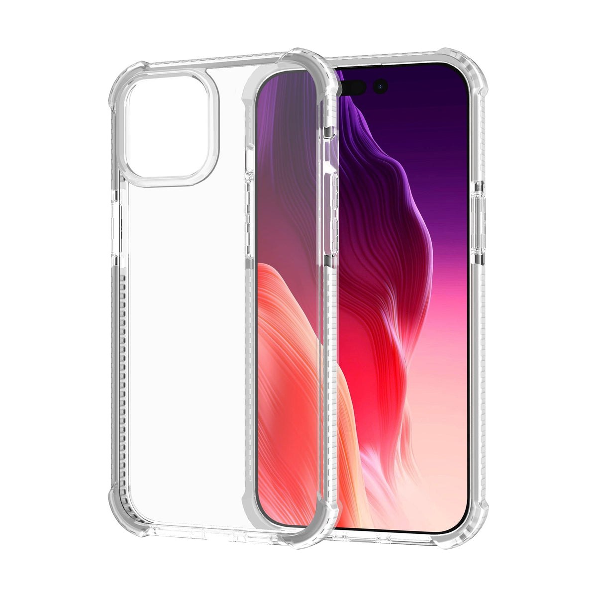 ELECTROPRIME For iPhone 15 Plus Four-corner Shockproof TPU + Acrylic Phone Case(Transparent)
