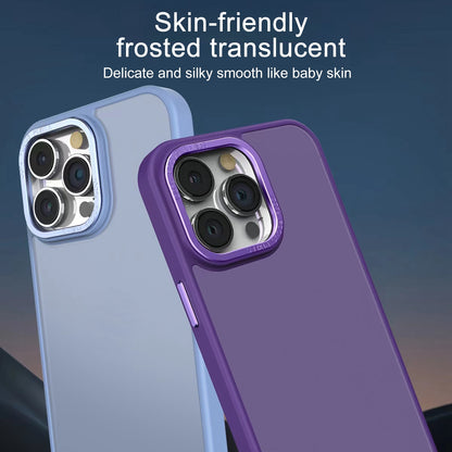 ELECTROPRIME For iPhone 15 Plus All-inclusive TPU Edge Acrylic Back Phone Case(Navy Blue)
