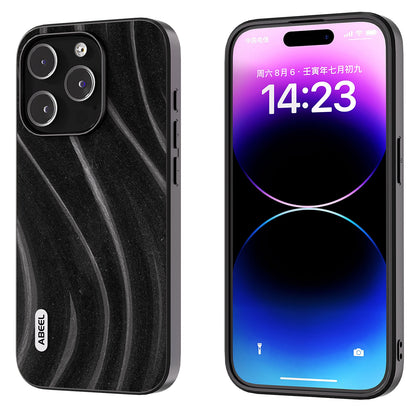 ELECTROPRIME For iPhone 15 ABEEL Galactic Pattern Protective Phone Case(Black)