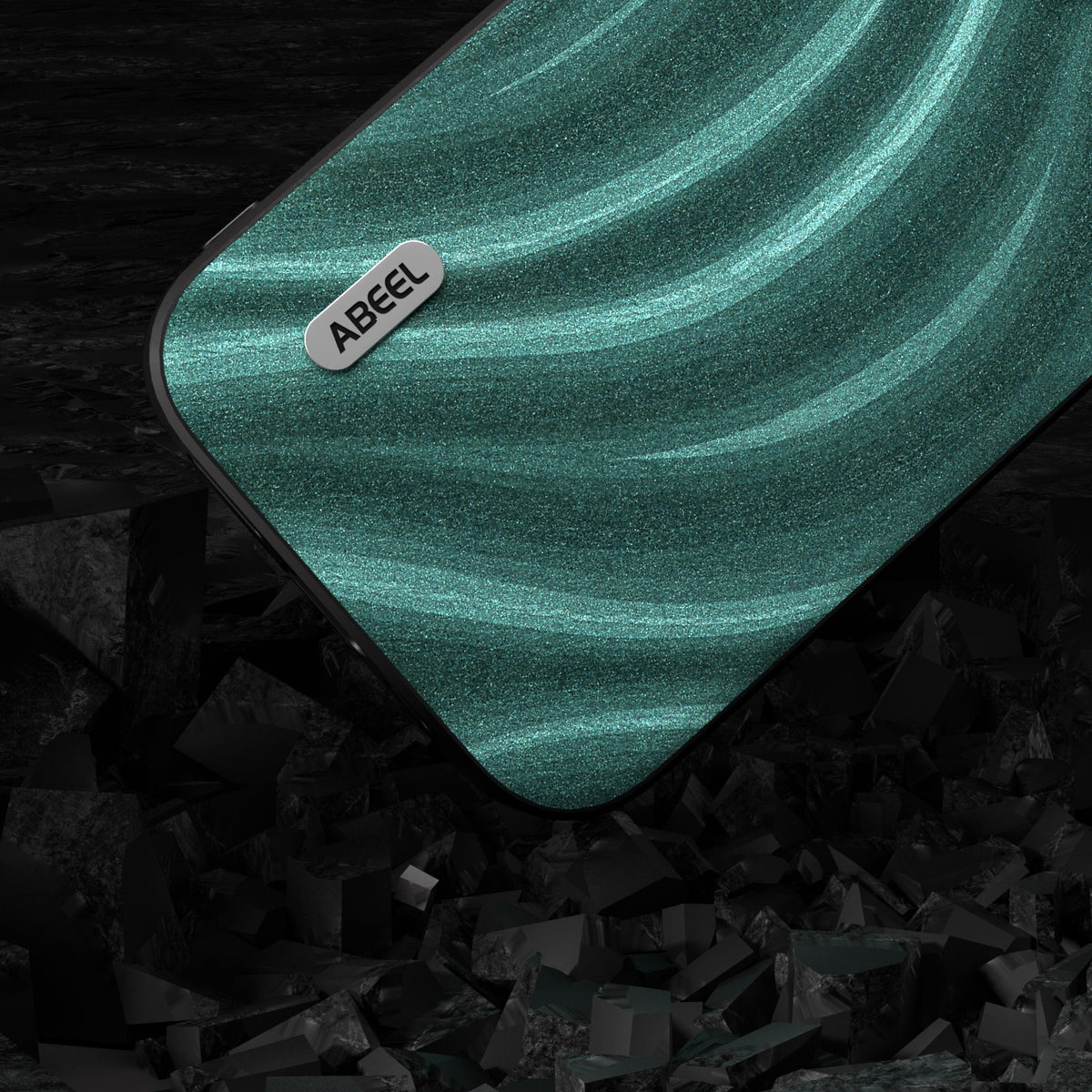 ELECTROPRIME For iPhone 15 ABEEL Galactic Pattern Protective Phone Case(Green)