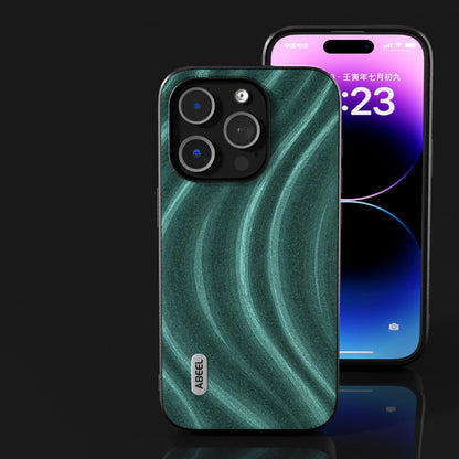 ELECTROPRIME For iPhone 15 ABEEL Galactic Pattern Protective Phone Case(Green)
