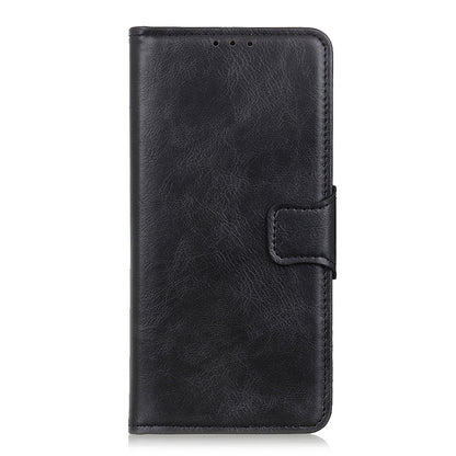 ELECTROPRIME For iPhone 15 Mirren Crazy Horse Texture Horizontal Flip Leather Phone Case(Black)