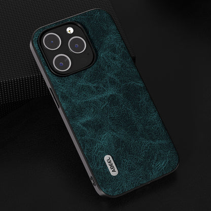 ELECTROPRIME For iPhone 15 ABEEL Dream Litchi Texture PU Phone Case(Blue)