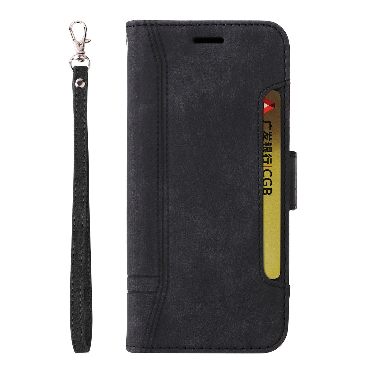 ELECTROPRIME For iPhone 15 BETOPNICE Dual-side Buckle Leather Phone Case(Black)