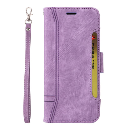 ELECTROPRIME For iPhone 15 BETOPNICE Dual-side Buckle Leather Phone Case(Purple)