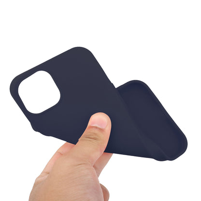 ELECTROPRIME For iPhone 15 Plus Shockproof Frosted TPU Phone Case(Blue)