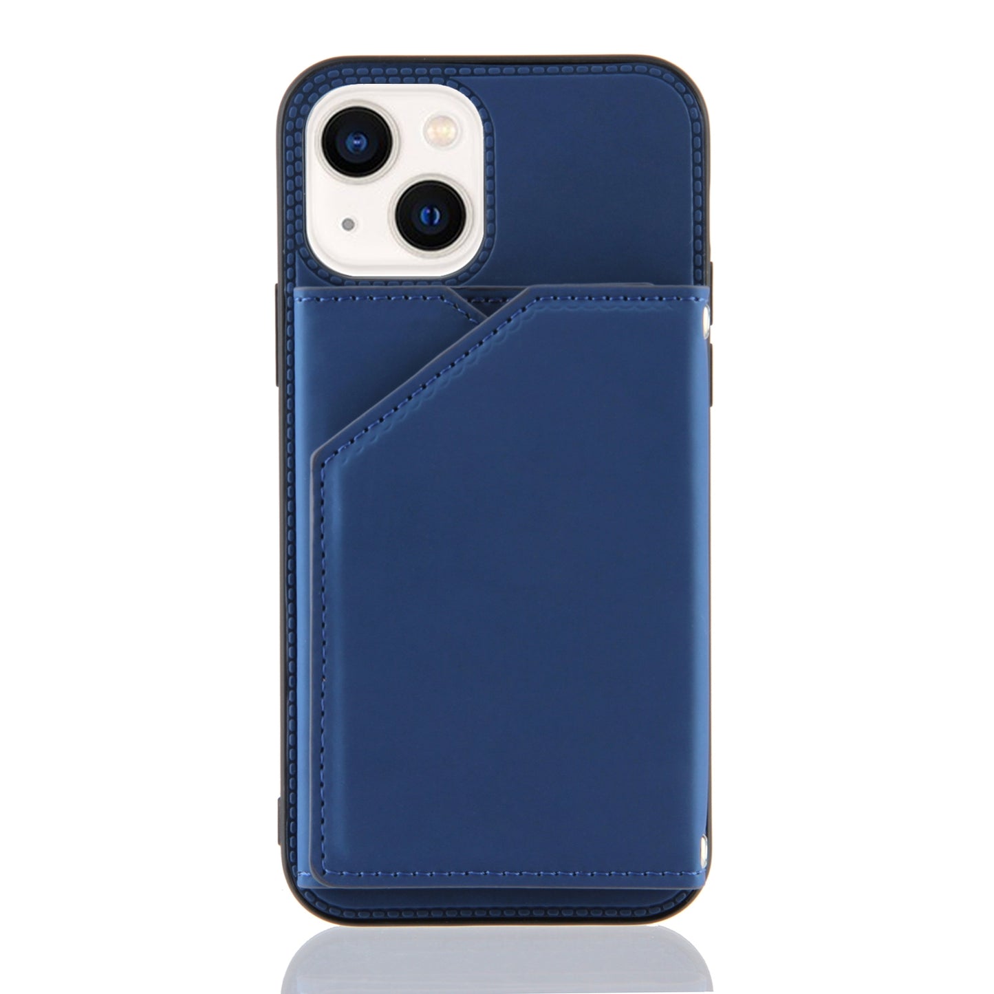 ELECTROPRIME For iPhone 15 Skin Feel PU + TPU + PC Back Cover Shockproof Case(Royal Blue)