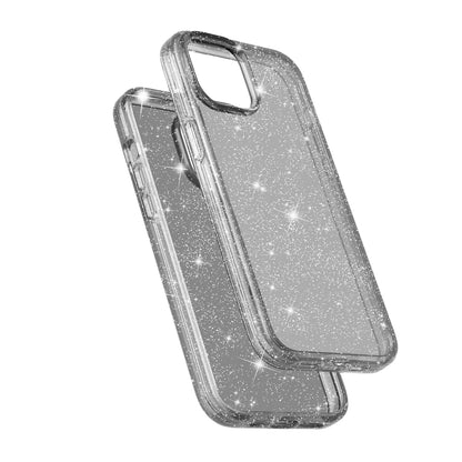 ELECTROPRIME For iPhone 15 Plus Shockproof Terminator Glitter Powder Phone Case(Black)