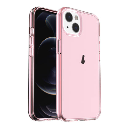 ELECTROPRIME For iPhone 15 Plus Shockproof Terminator Transparent Phone Case(Pink)