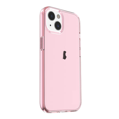 ELECTROPRIME For iPhone 15 Plus Shockproof Terminator Transparent Phone Case(Pink)