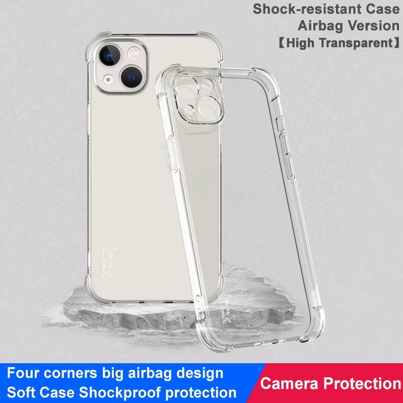 ELECTROPRIME For iPhone 15 imak Shockproof Airbag TPU Phone Case(Transparent)