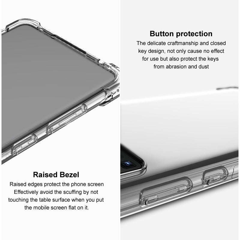 ELECTROPRIME For iPhone 15 imak Shockproof Airbag TPU Phone Case(Transparent)