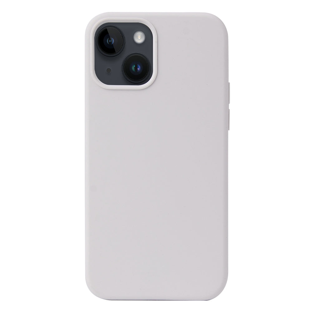 ELECTROPRIME For iPhone 15 Liquid Silicone Phone Case(White)