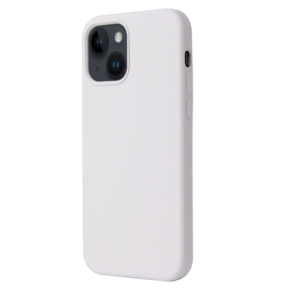 ELECTROPRIME For iPhone 15 Liquid Silicone Phone Case(White)
