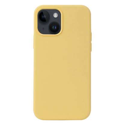 ELECTROPRIME For iPhone 15 Liquid Silicone Phone Case(Yellow)