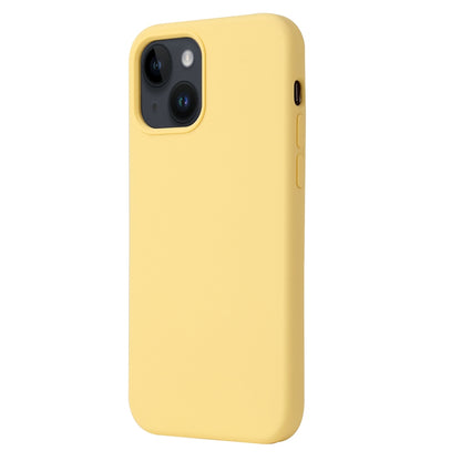 ELECTROPRIME For iPhone 15 Liquid Silicone Phone Case(Yellow)