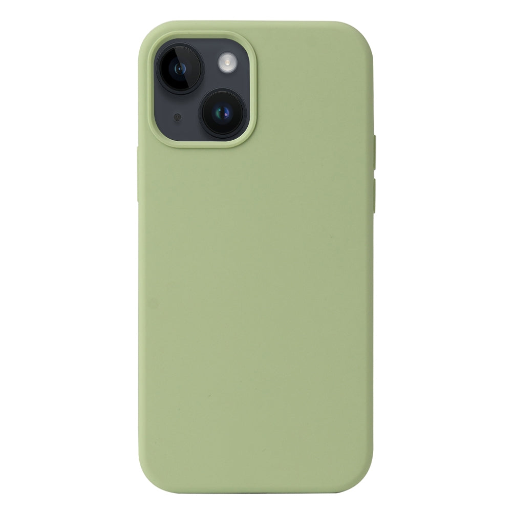 ELECTROPRIME For iPhone 15 Liquid Silicone Phone Case(Matcha Green)