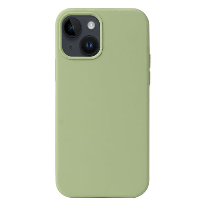 ELECTROPRIME For iPhone 15 Liquid Silicone Phone Case(Matcha Green)