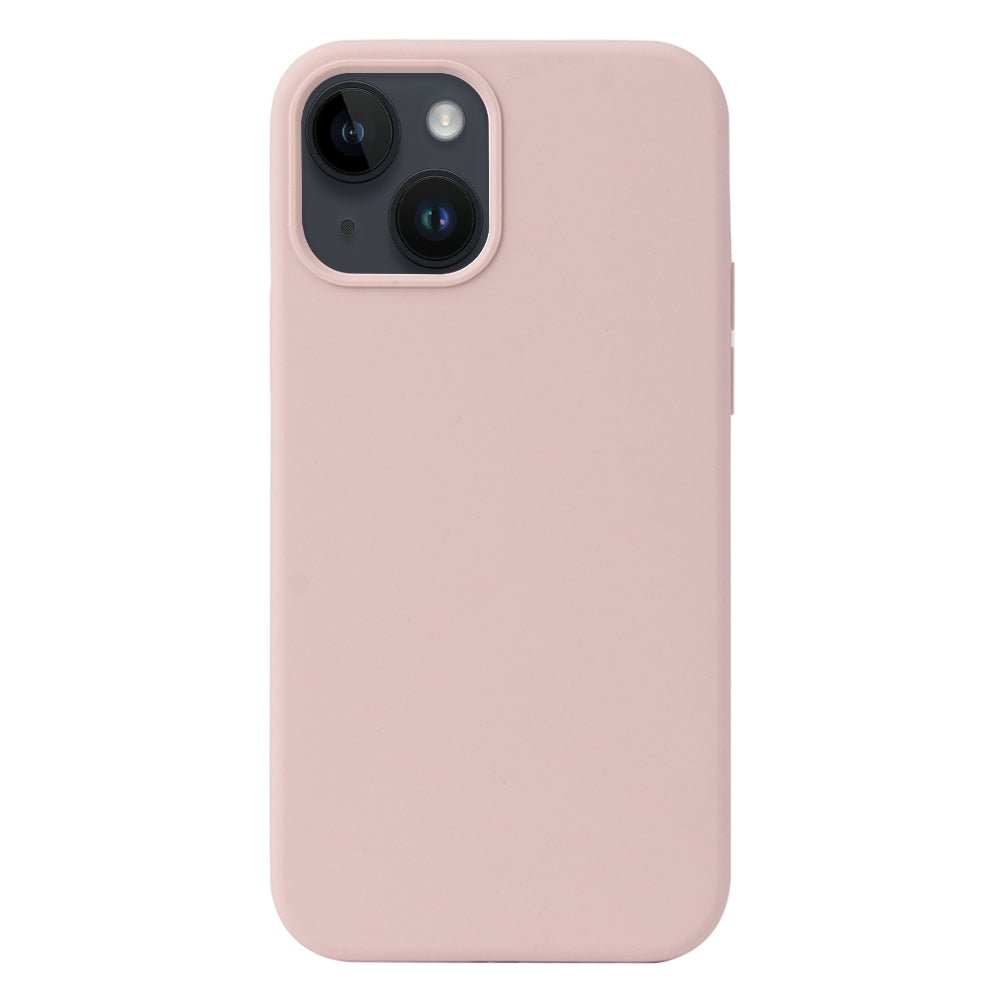 ELECTROPRIME For iPhone 15 Liquid Silicone Phone Case(Sand Pink)