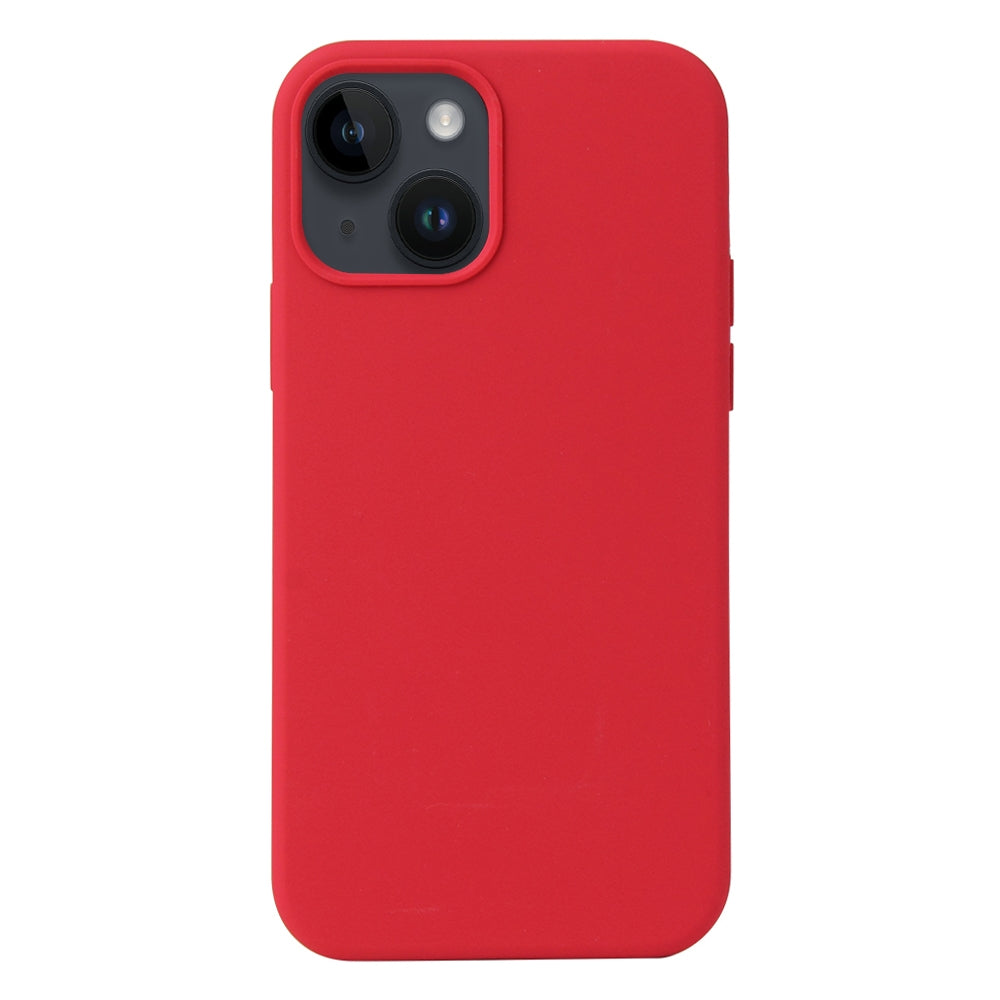 ELECTROPRIME For iPhone 15 Liquid Silicone Phone Case(Carmine Red)