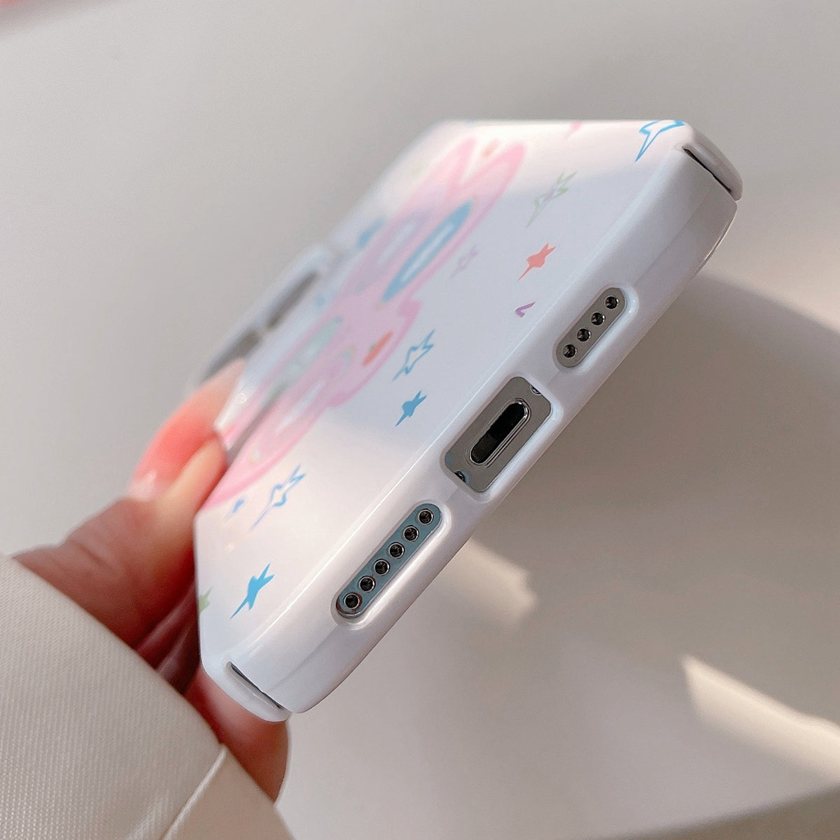 ELECTROPRIME For iPhone 15 Painted Pattern PC Phone Case(Starry Dogs)