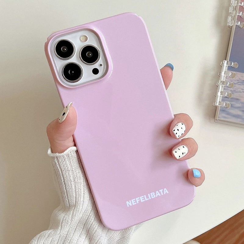 ELECTROPRIME For iPhone 15 Painted Pattern PC Phone Case(Pink)