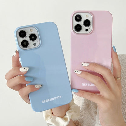 ELECTROPRIME For iPhone 15 Painted Pattern PC Phone Case(Pink)