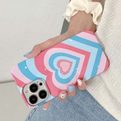 ELECTROPRIME For iPhone 15 Painted Pattern PC Phone Case(Love)