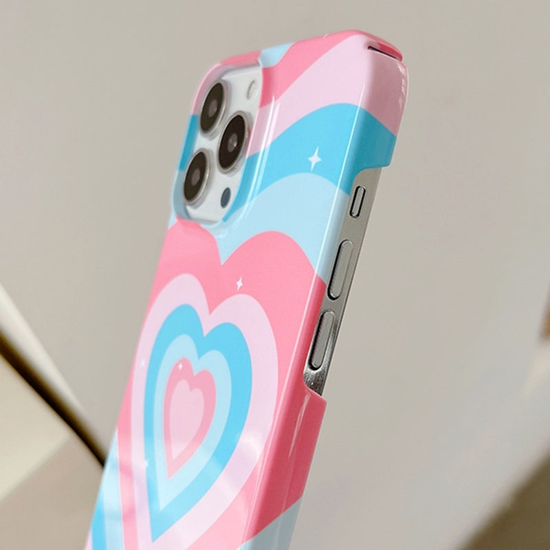 ELECTROPRIME For iPhone 15 Painted Pattern PC Phone Case(Love)