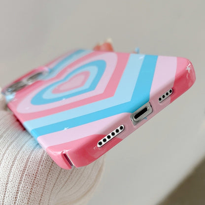 ELECTROPRIME For iPhone 15 Painted Pattern PC Phone Case(Love)