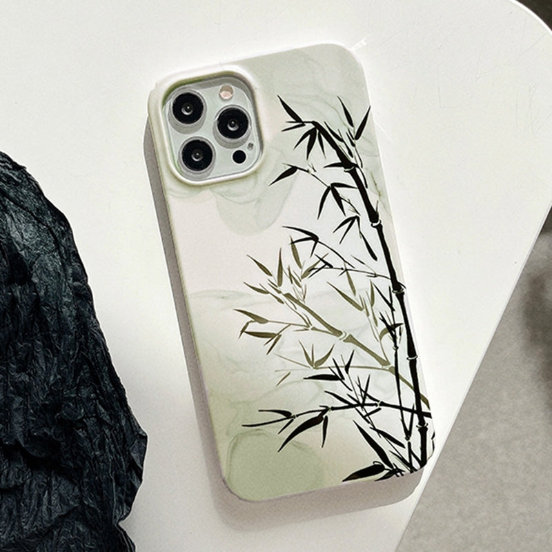 ELECTROPRIME For iPhone 15 Painted Pattern PC Phone Case(Ink Painting)