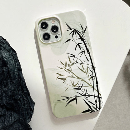 ELECTROPRIME For iPhone 15 Painted Pattern PC Phone Case(Ink Painting)