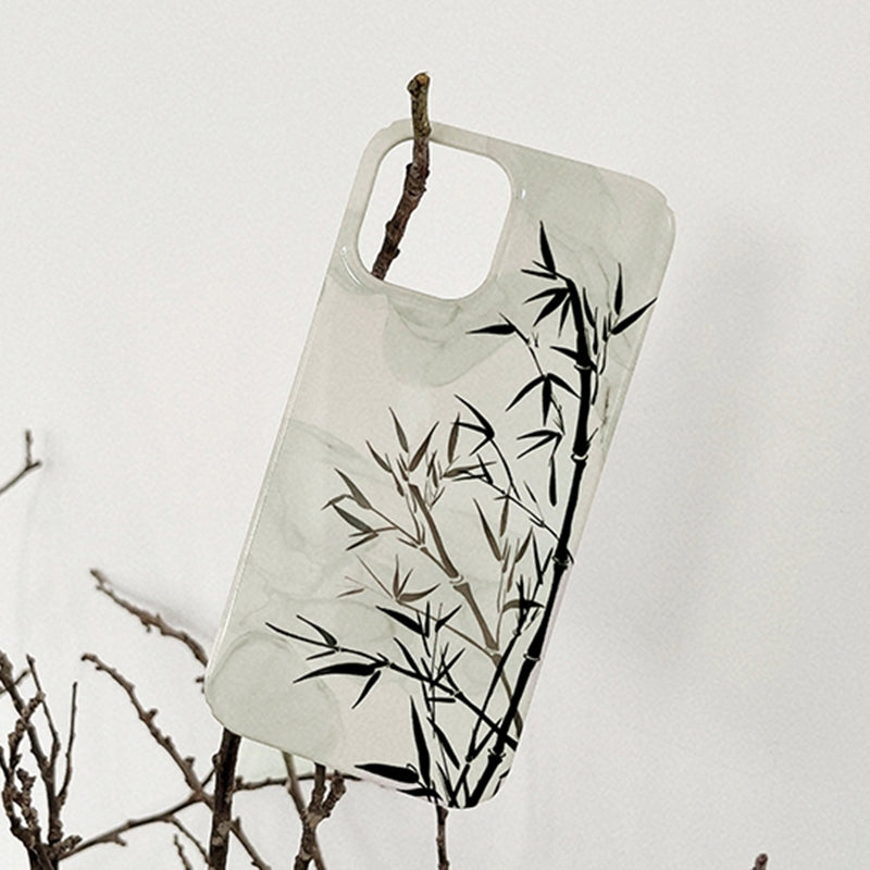 ELECTROPRIME For iPhone 15 Painted Pattern PC Phone Case(Ink Painting)