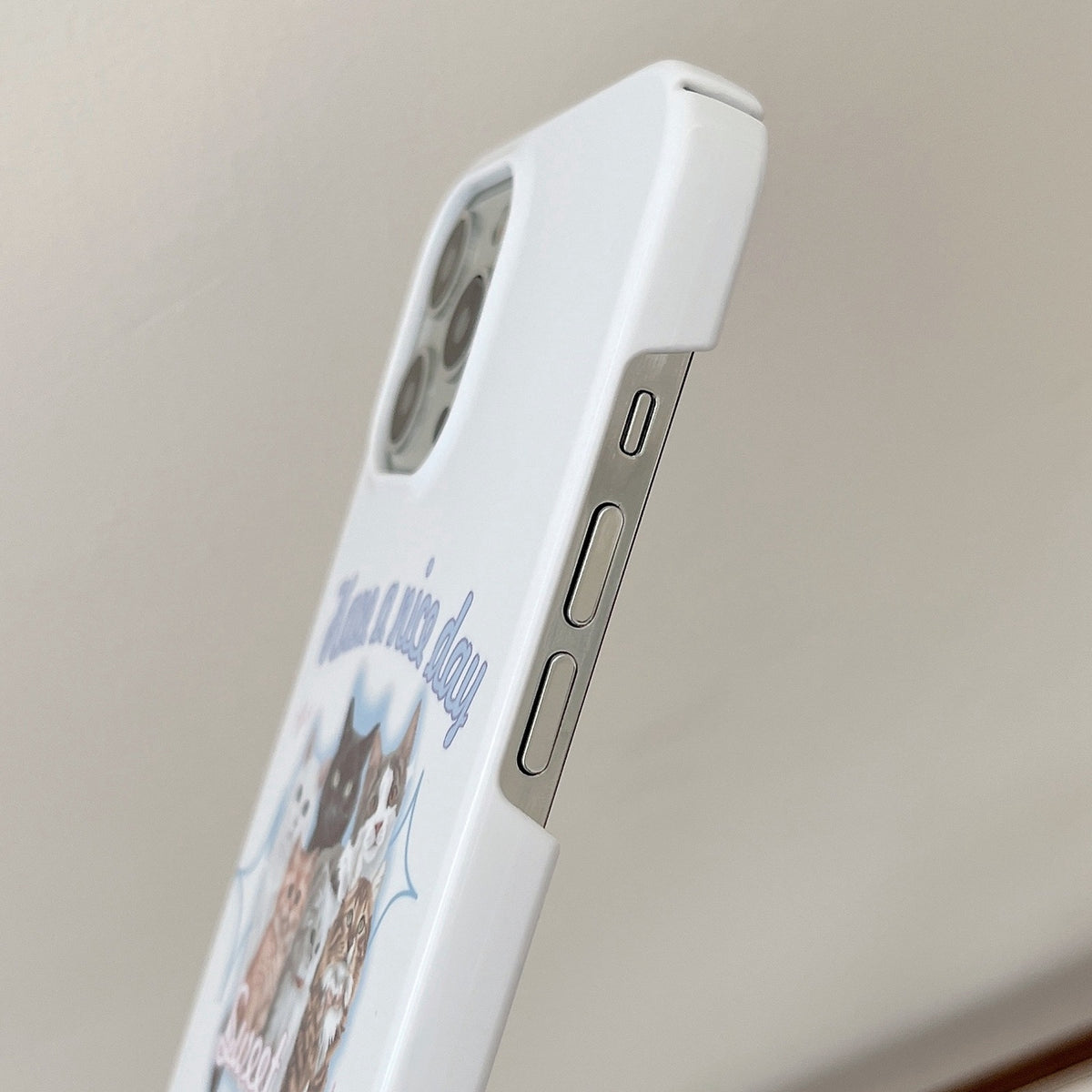 ELECTROPRIME For iPhone 15 Painted Pattern PC Phone Case(SWEET Cats)