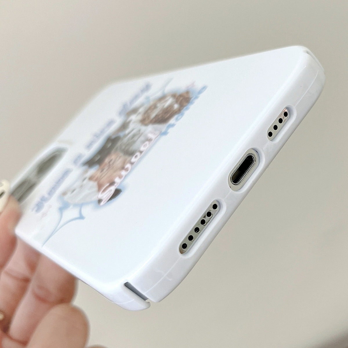 ELECTROPRIME For iPhone 15 Painted Pattern PC Phone Case(SWEET Cats)