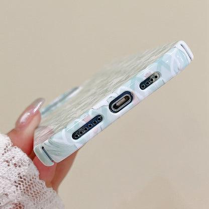ELECTROPRIME For iPhone 15 Painted Pattern PC Phone Case(Tulip Bunny)