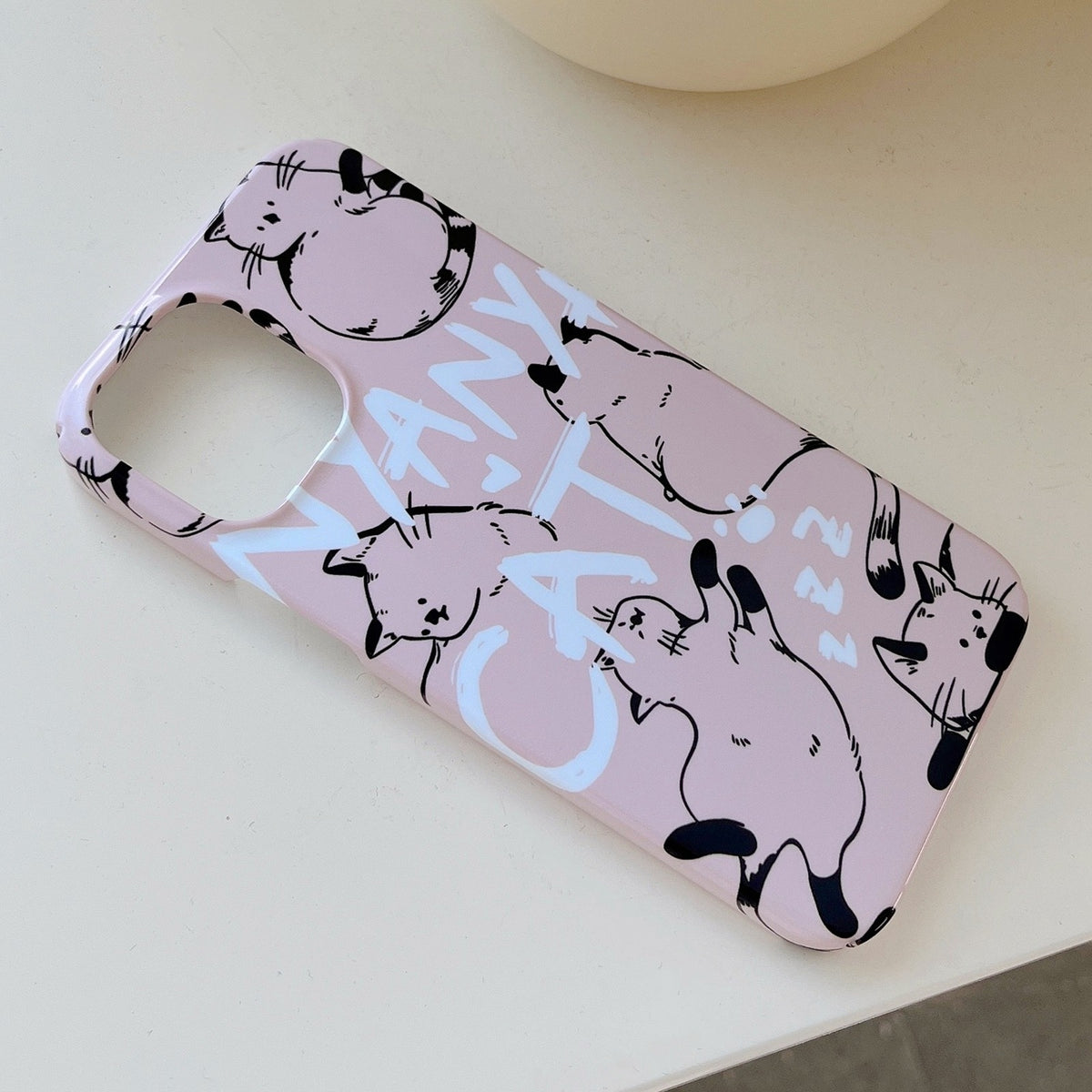 ELECTROPRIME For iPhone 15 Painted Pattern PC Phone Case(CATs)