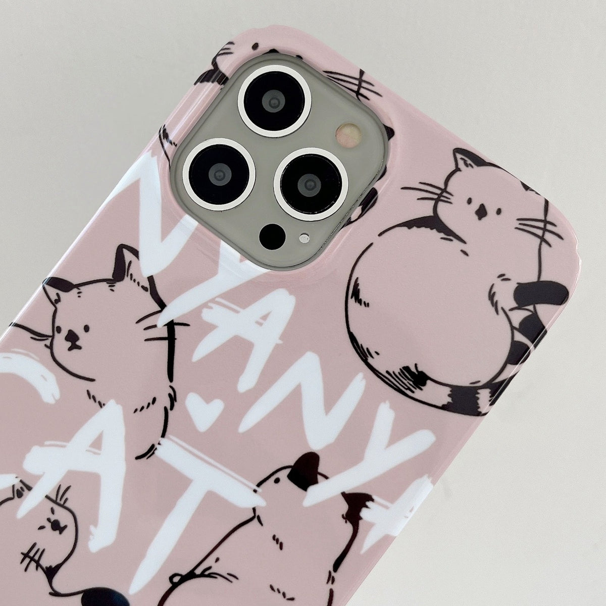 ELECTROPRIME For iPhone 15 Painted Pattern PC Phone Case(CATs)