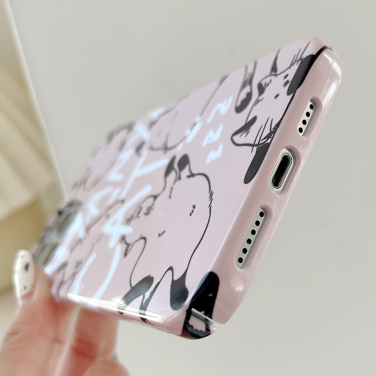 ELECTROPRIME For iPhone 15 Painted Pattern PC Phone Case(CATs)
