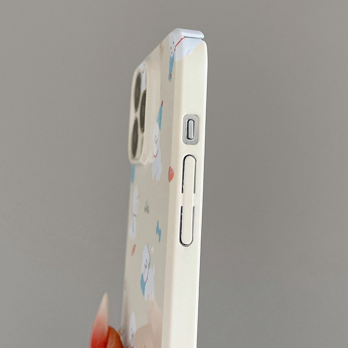 ELECTROPRIME For iPhone 15 Painted Pattern PC Phone Case(Milk Yellow Dog)